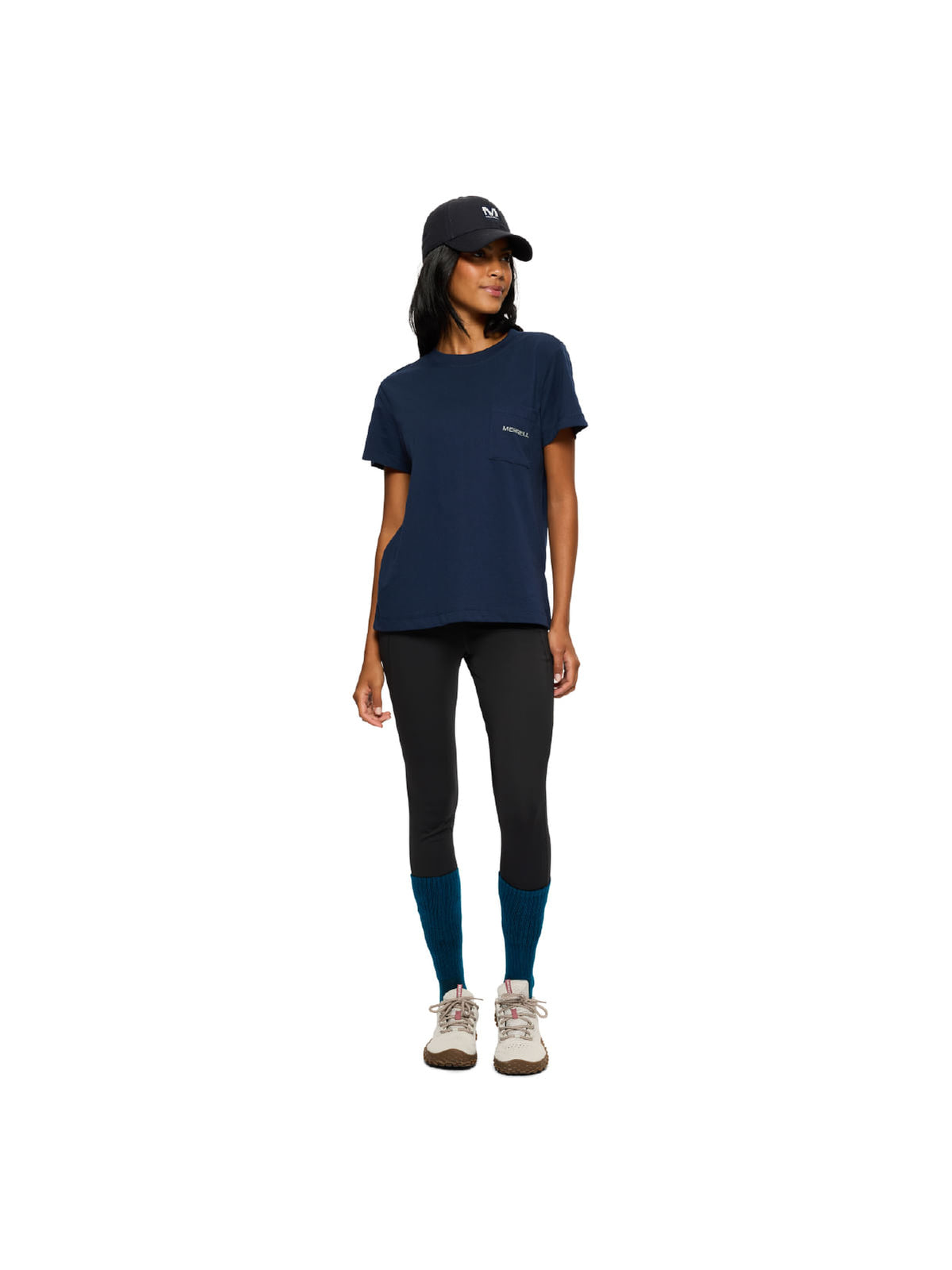 Camiseta W-Relaxed Pkt Tee Mujer