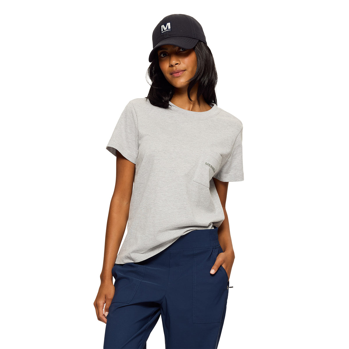 Camiseta W-Relaxed Pkt Tee Mujer 1
