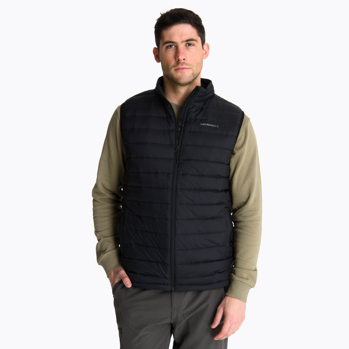 Chaleco Full Zipper Parka (P Hombre 1