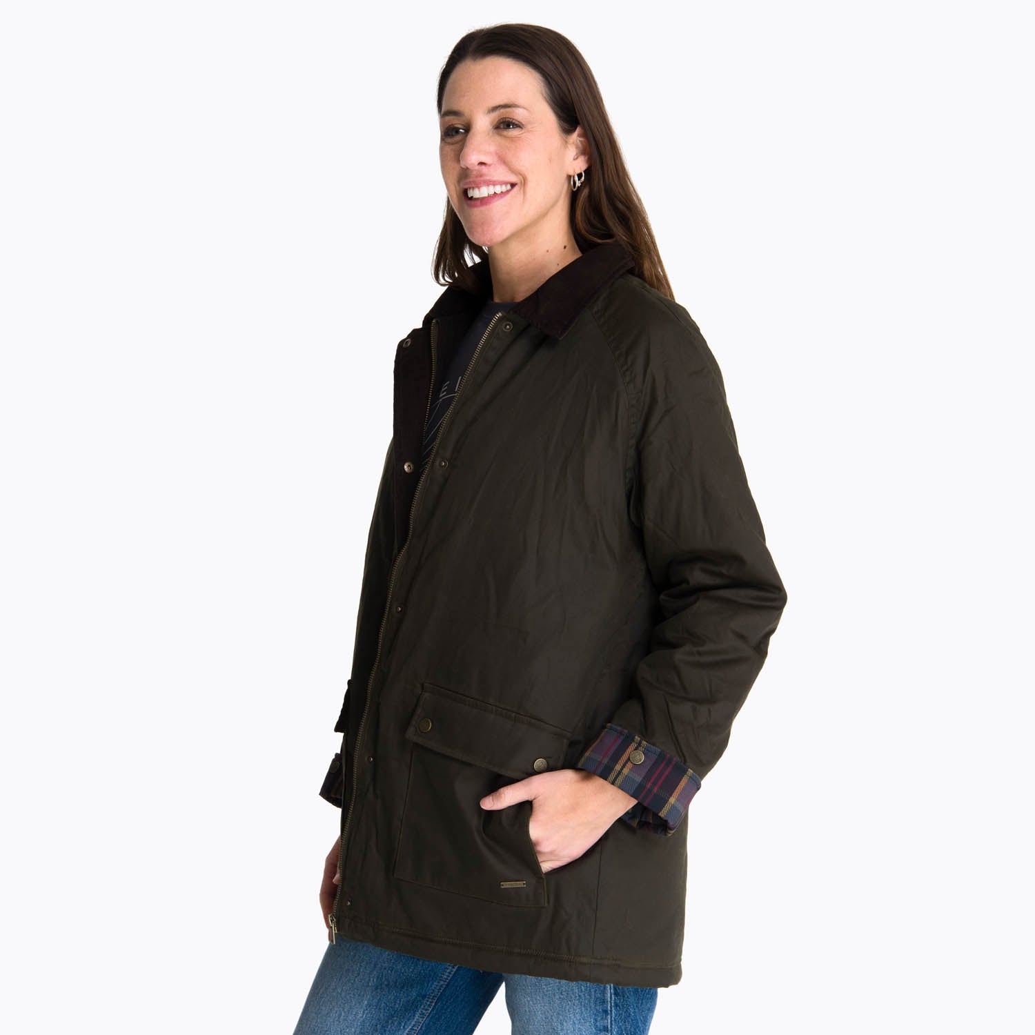 Chaqueta Cotton Waxed Jacket Mujer 2