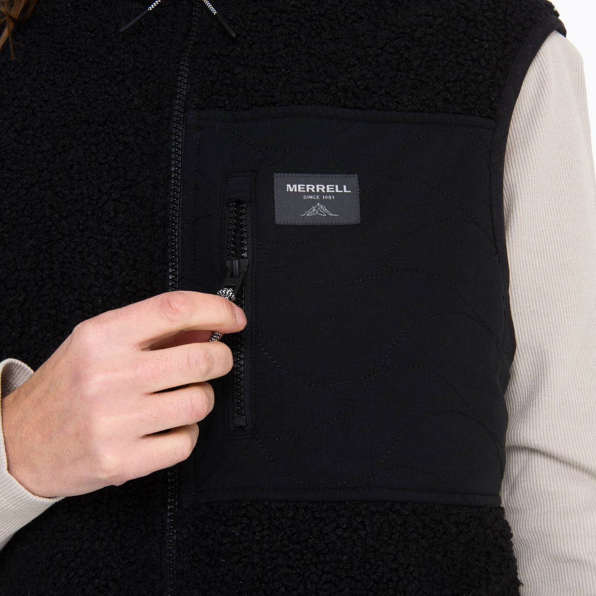 Chaleco Sherpa Vest Reversib Mujer 4