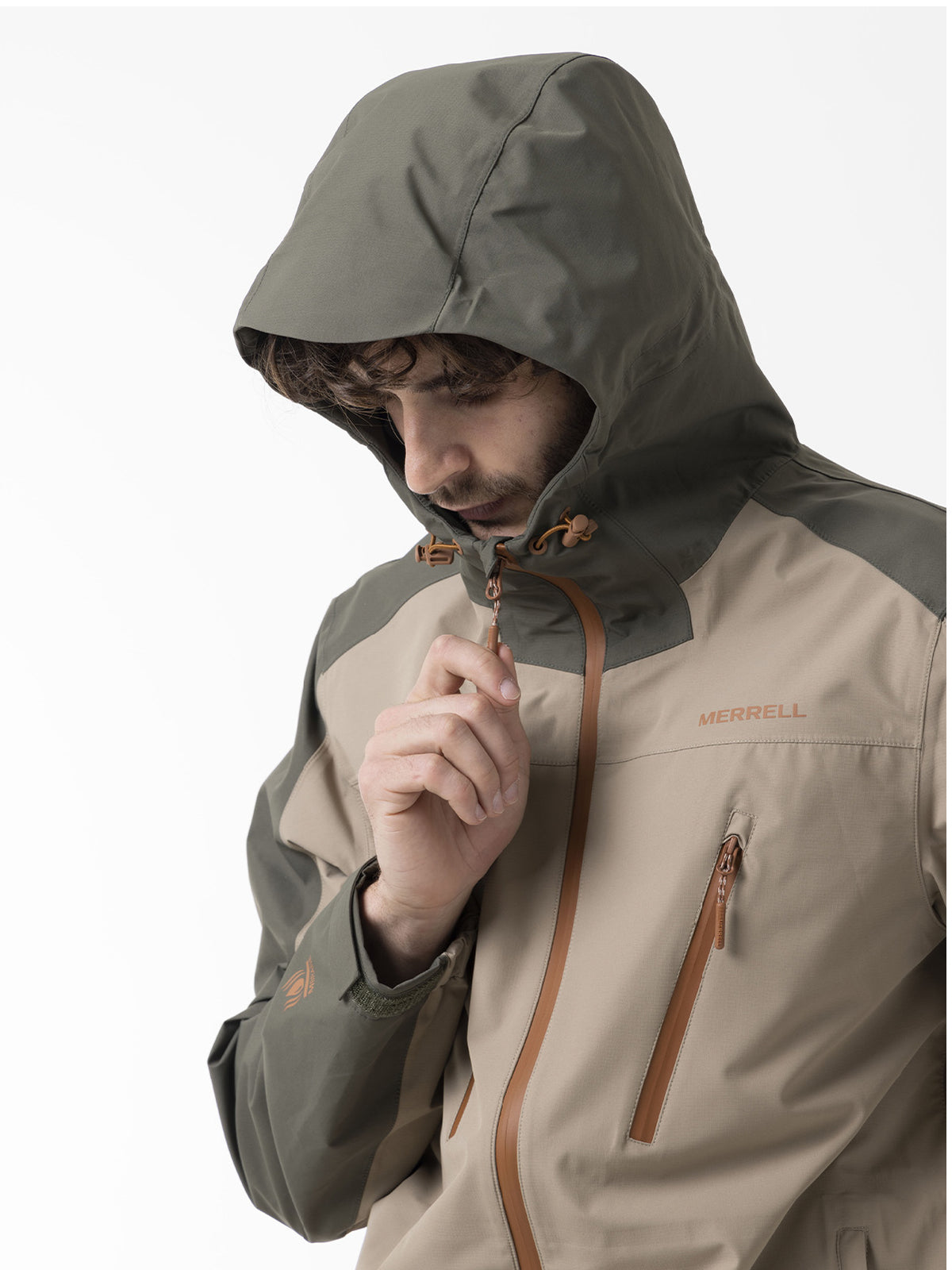 Chaqueta Full Zipper Hardshel Para Hombre
