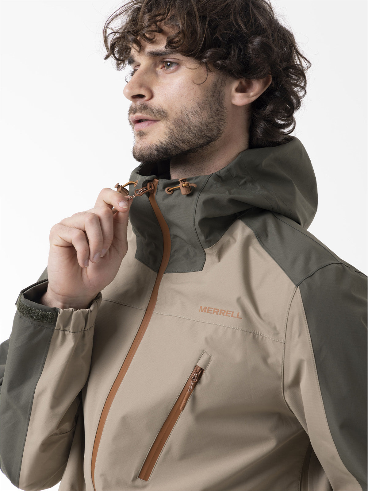 Chaqueta Full Zipper Hardshel Para Hombre