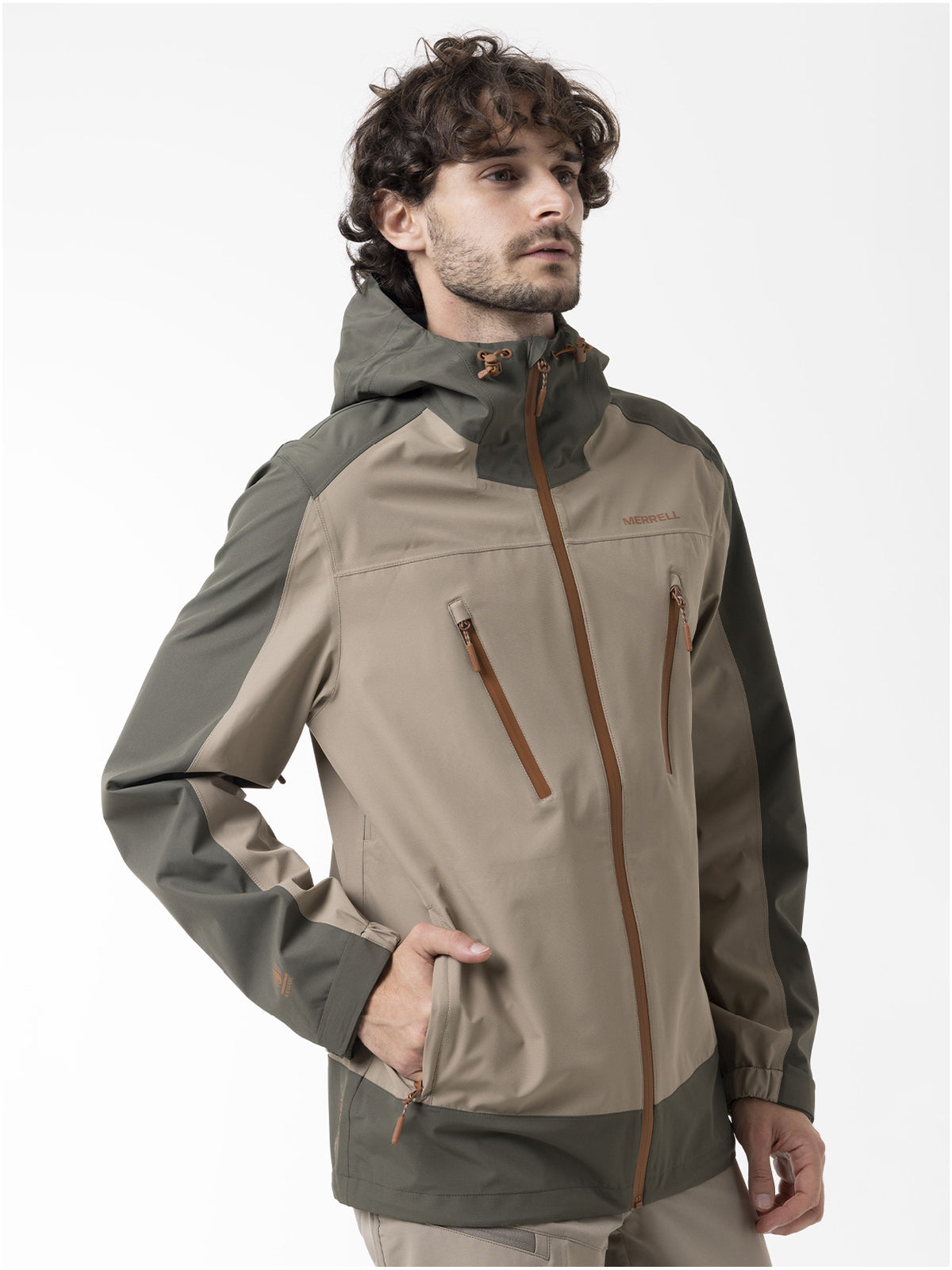 Chaqueta Full Zipper Hardshel Para Hombre