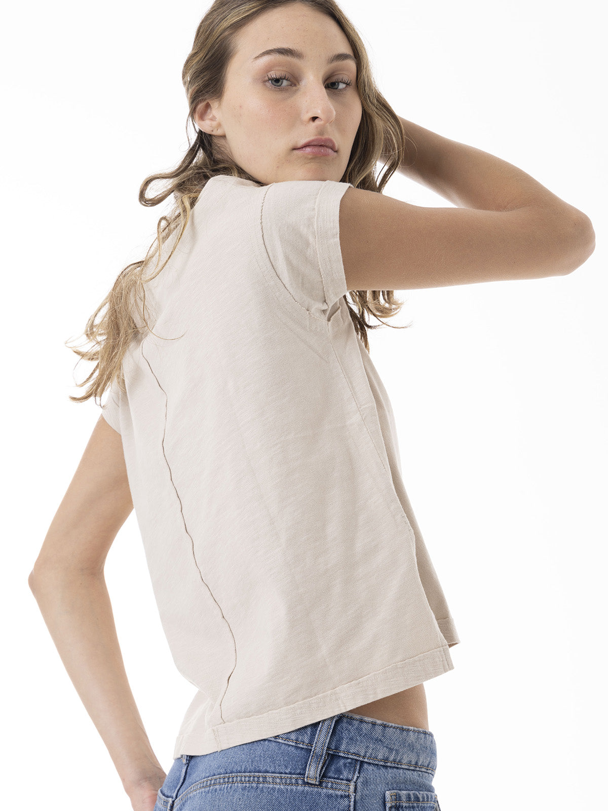 Camiseta Slub Cotton T-Shirt Mujer 7