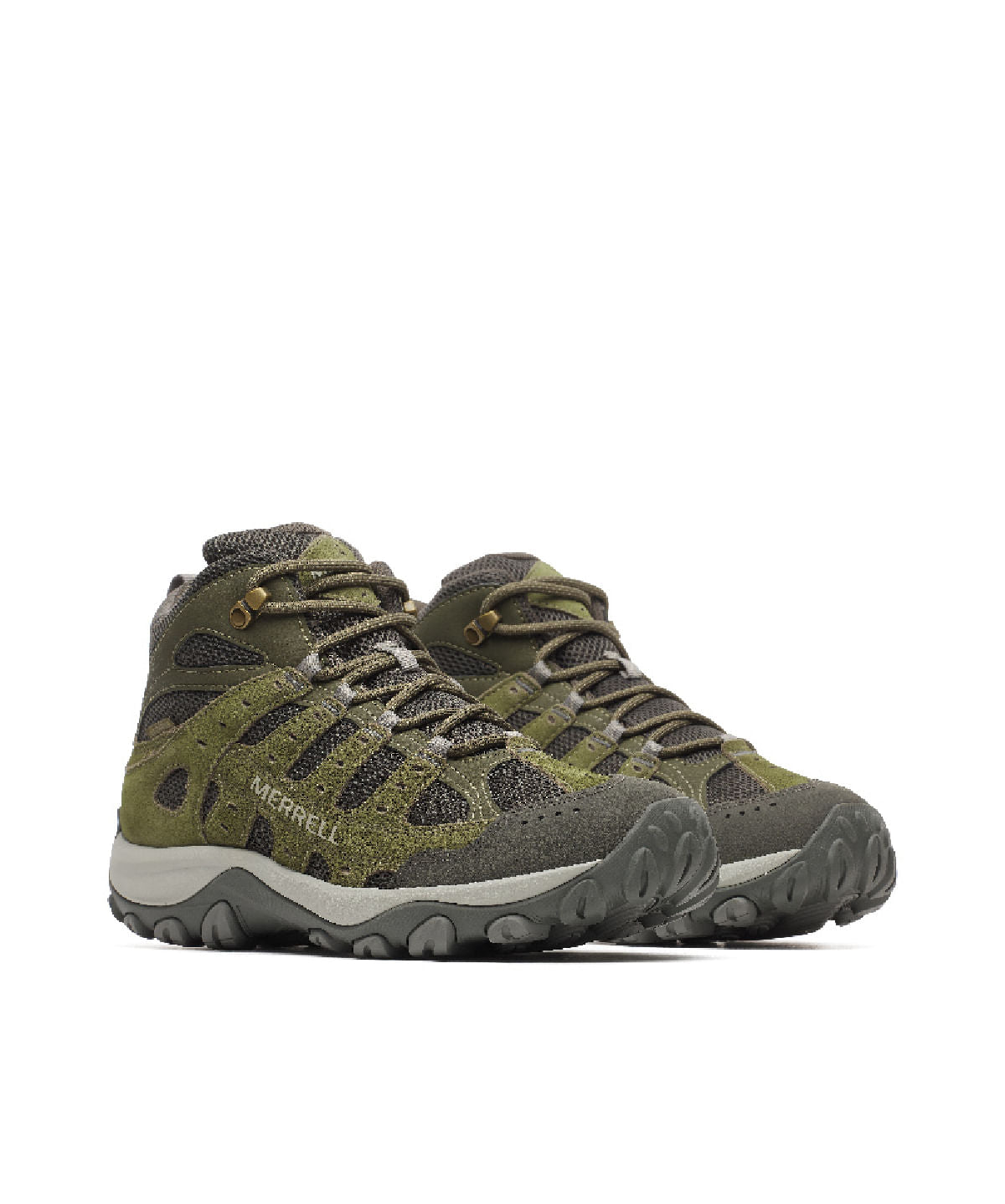 Botines Hike Accentor 4 Mid Para Hombre Color Verde 2