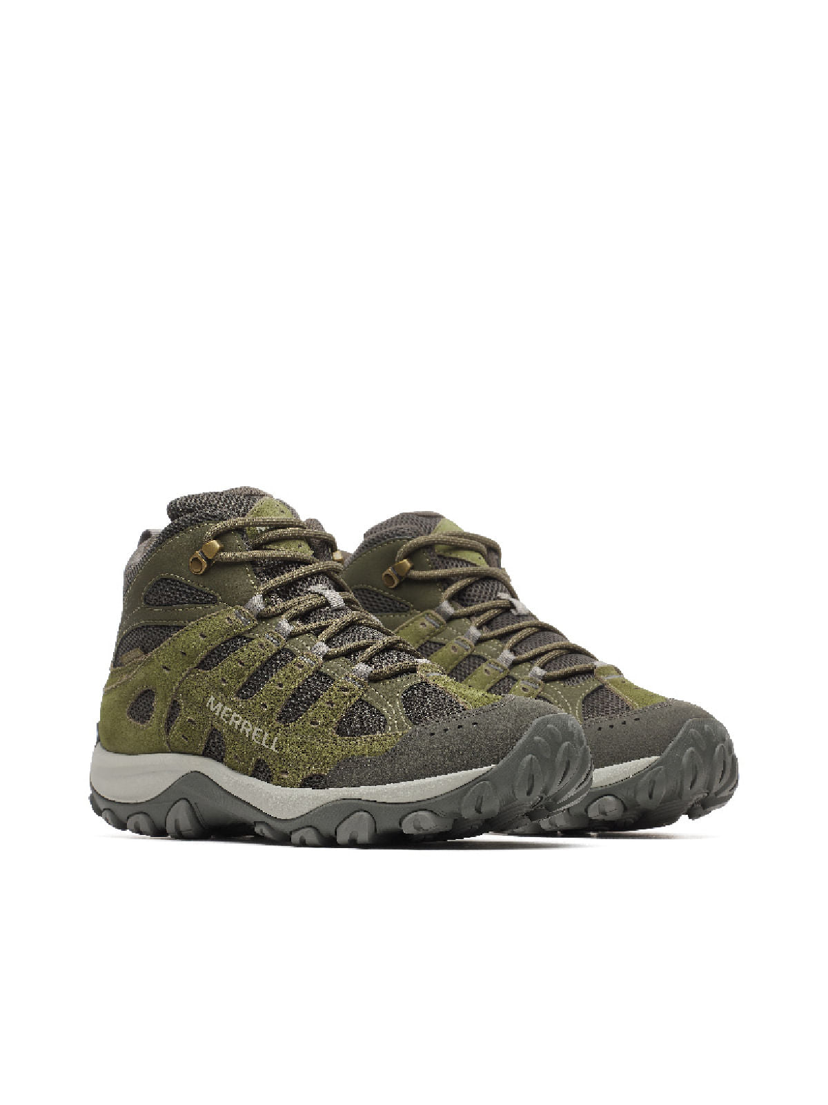 Botines Hike Accentor 4 Mid Para Hombre Color Verde 2