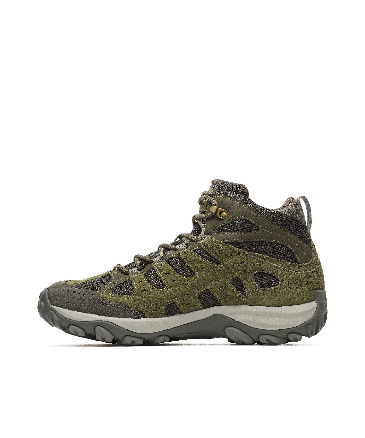 Botines Hike Accentor 4 Mid Para Hombre Color Verde 3