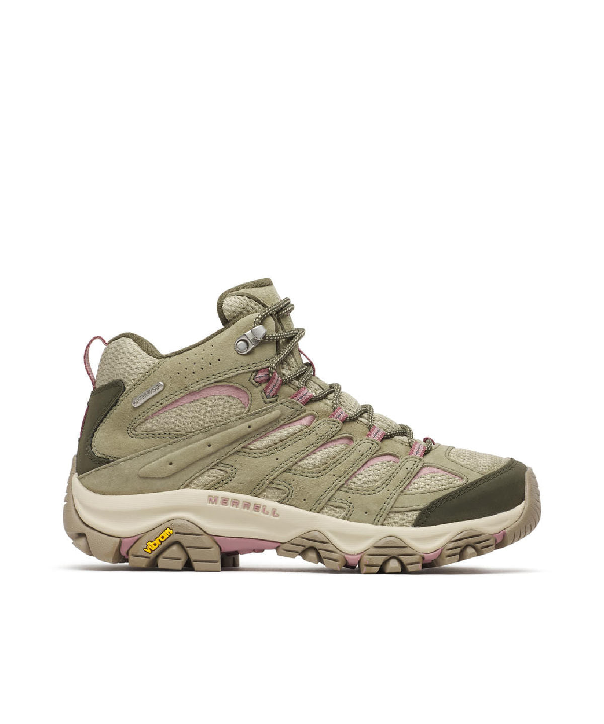 Botines Hike Moab 3 Mid Wp Para Mujer Color Verde 1