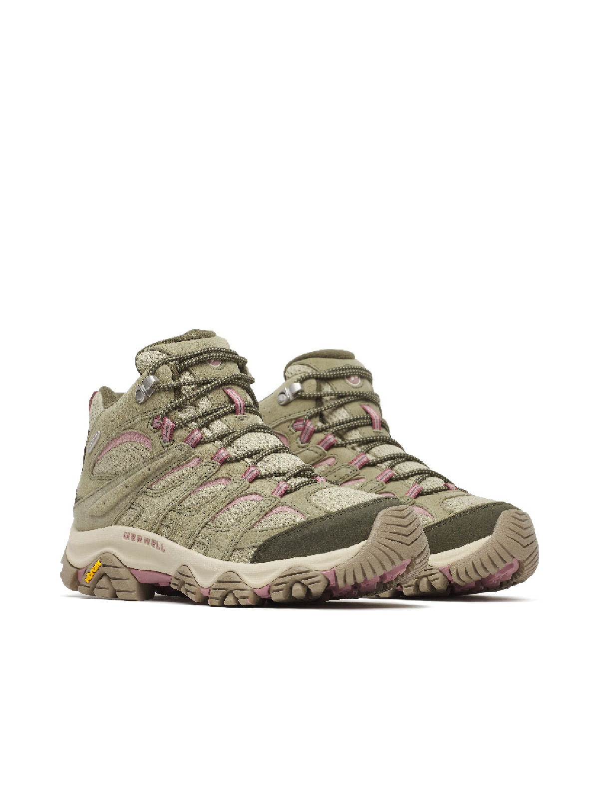 Botines Hike Moab 3 Mid Wp Para Mujer Color Verde 2