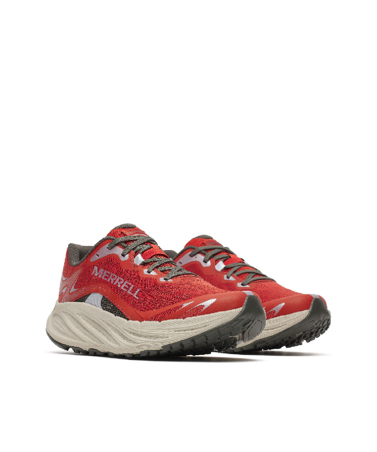 Tenis Trail Running Promorph Para Hombre Color Rojo 2