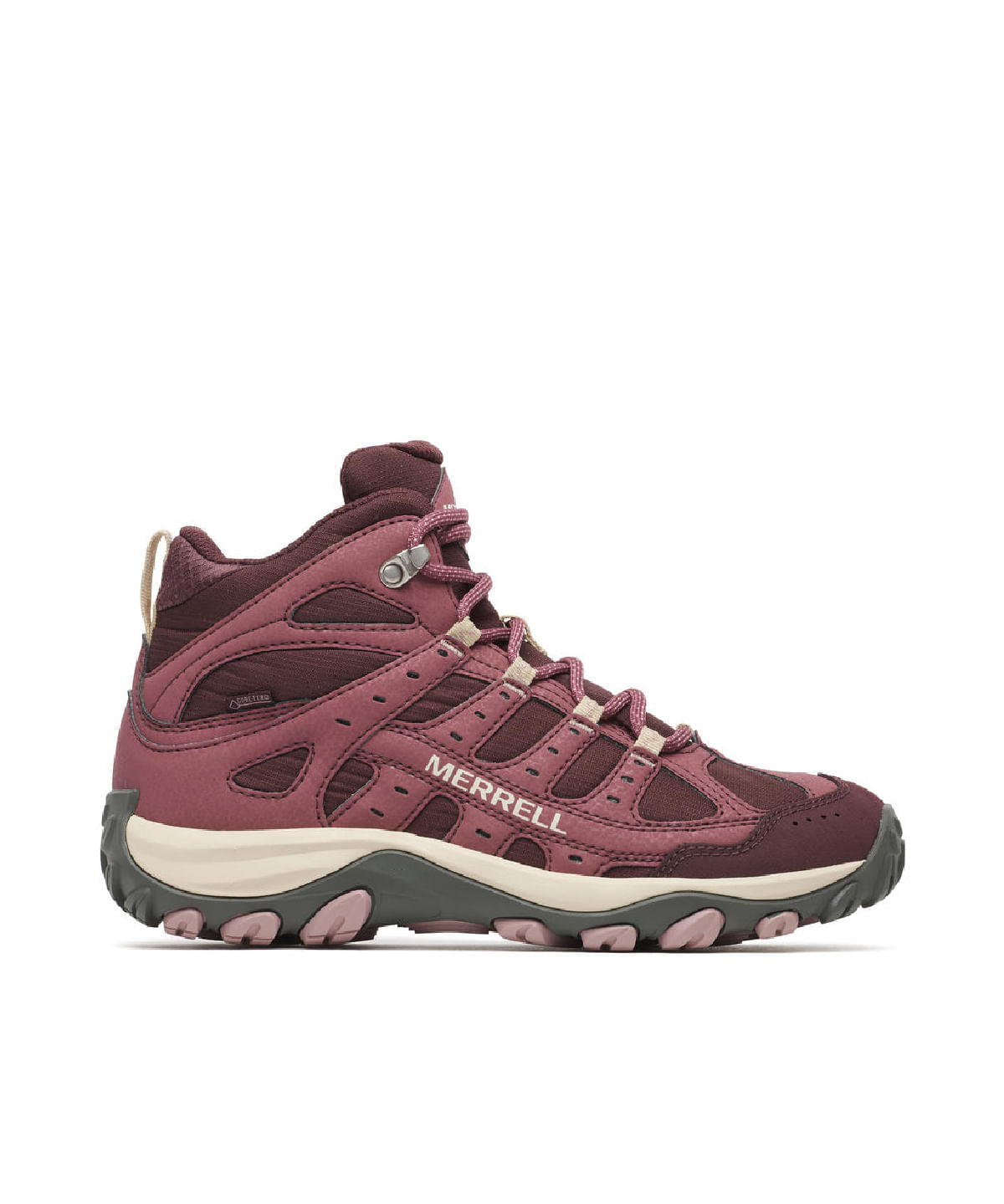 Botines Hike Accentor 4 Sport Mid Para Mujer Color Rojo 1