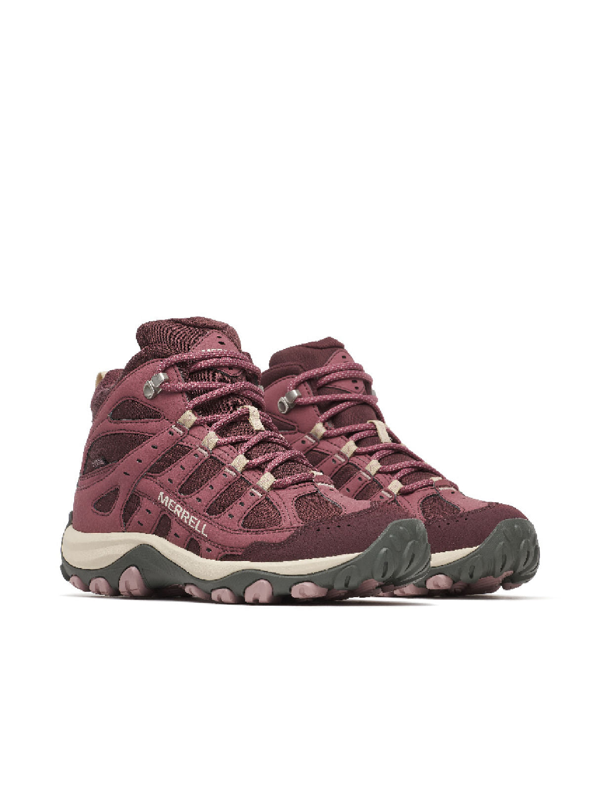 Botines Hike Accentor 4 Sport Mid Para Mujer Color Rojo 2