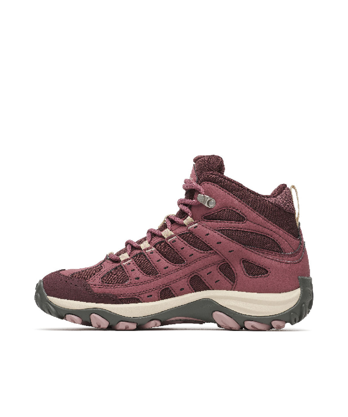 Botines Hike Accentor 4 Sport Mid Para Mujer Color Rojo 3