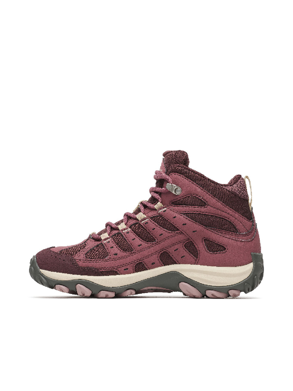 Botines Hike Accentor 4 Sport Mid Para Mujer Color Rojo 3