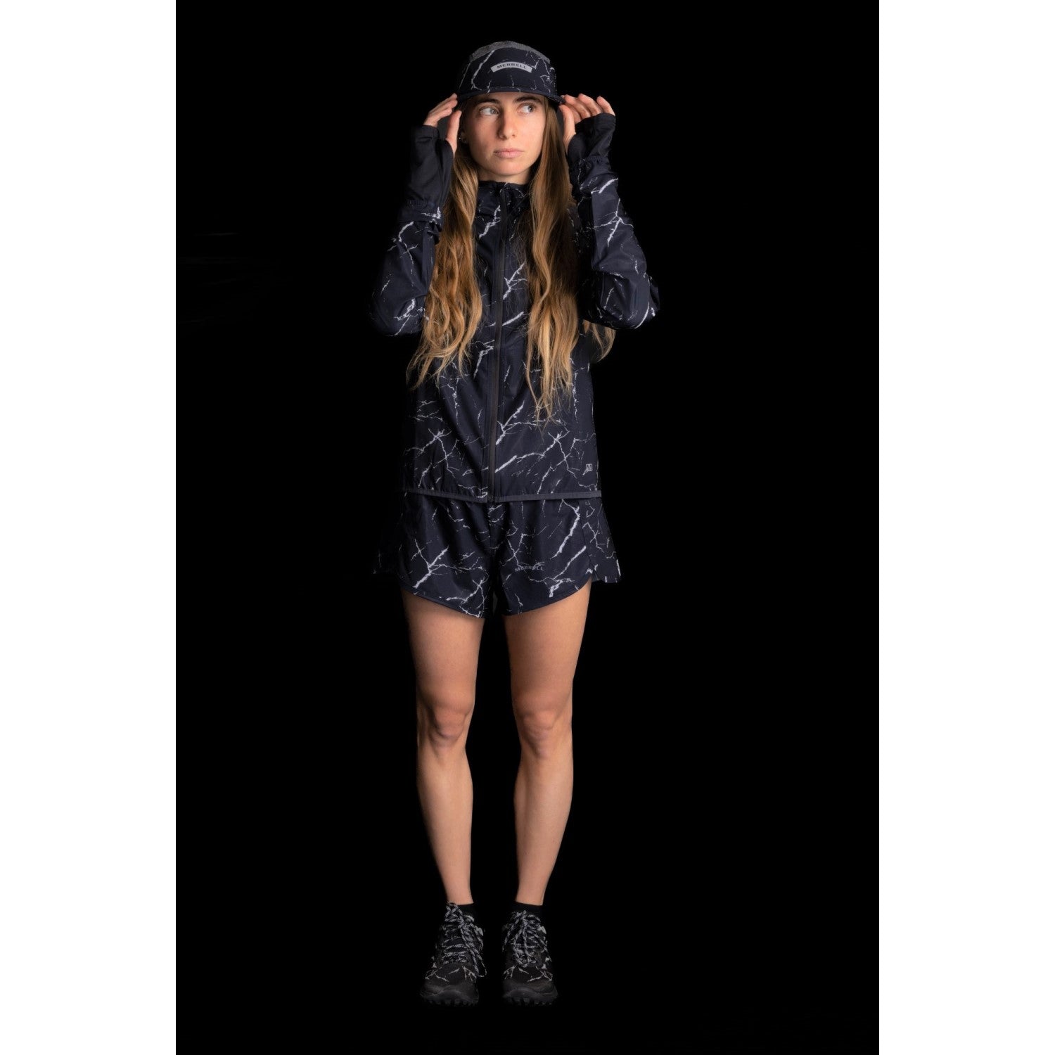 Chaqueta W  Trail Running Lightning Print 2