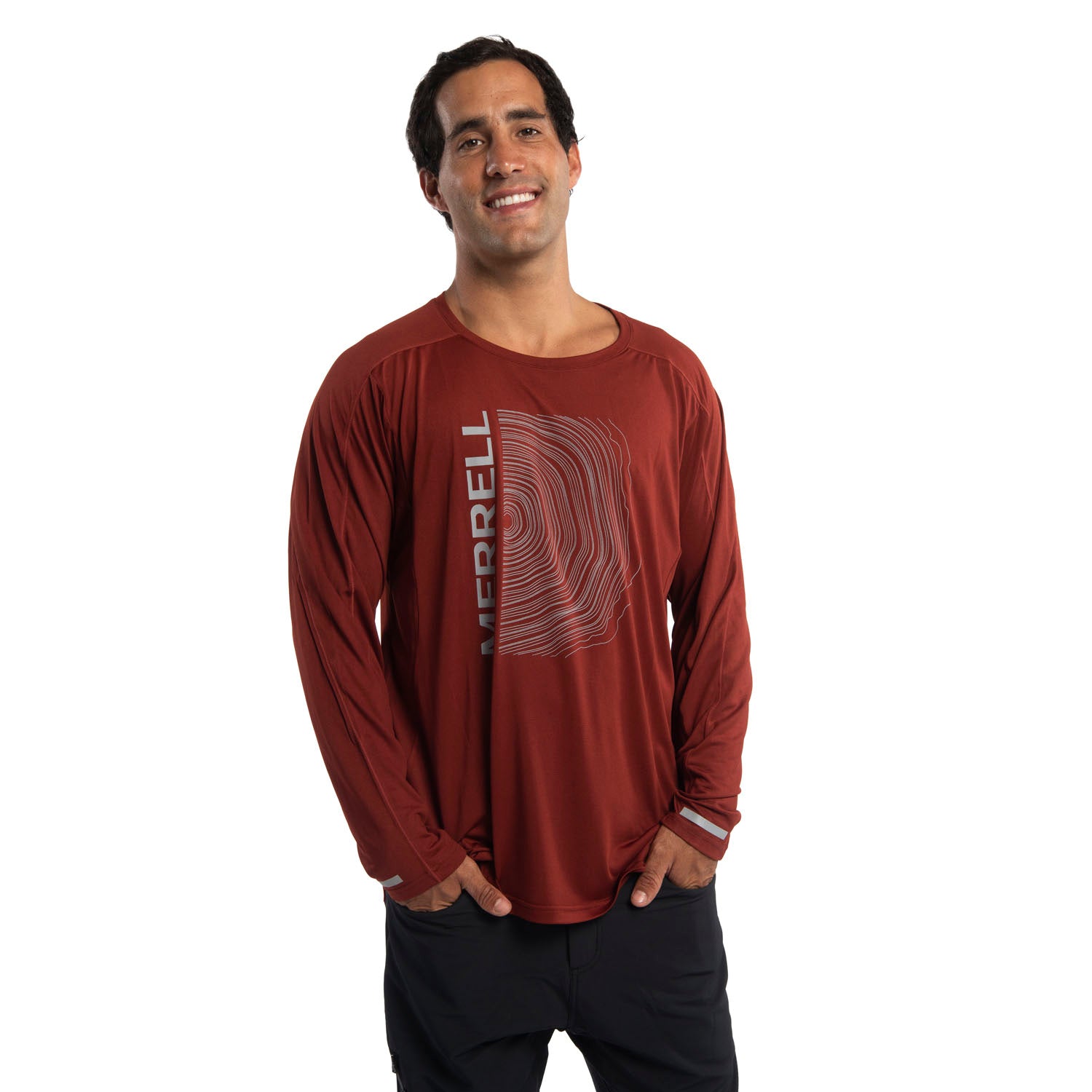 Camiseta Denali Long Sleeve-Brick 1